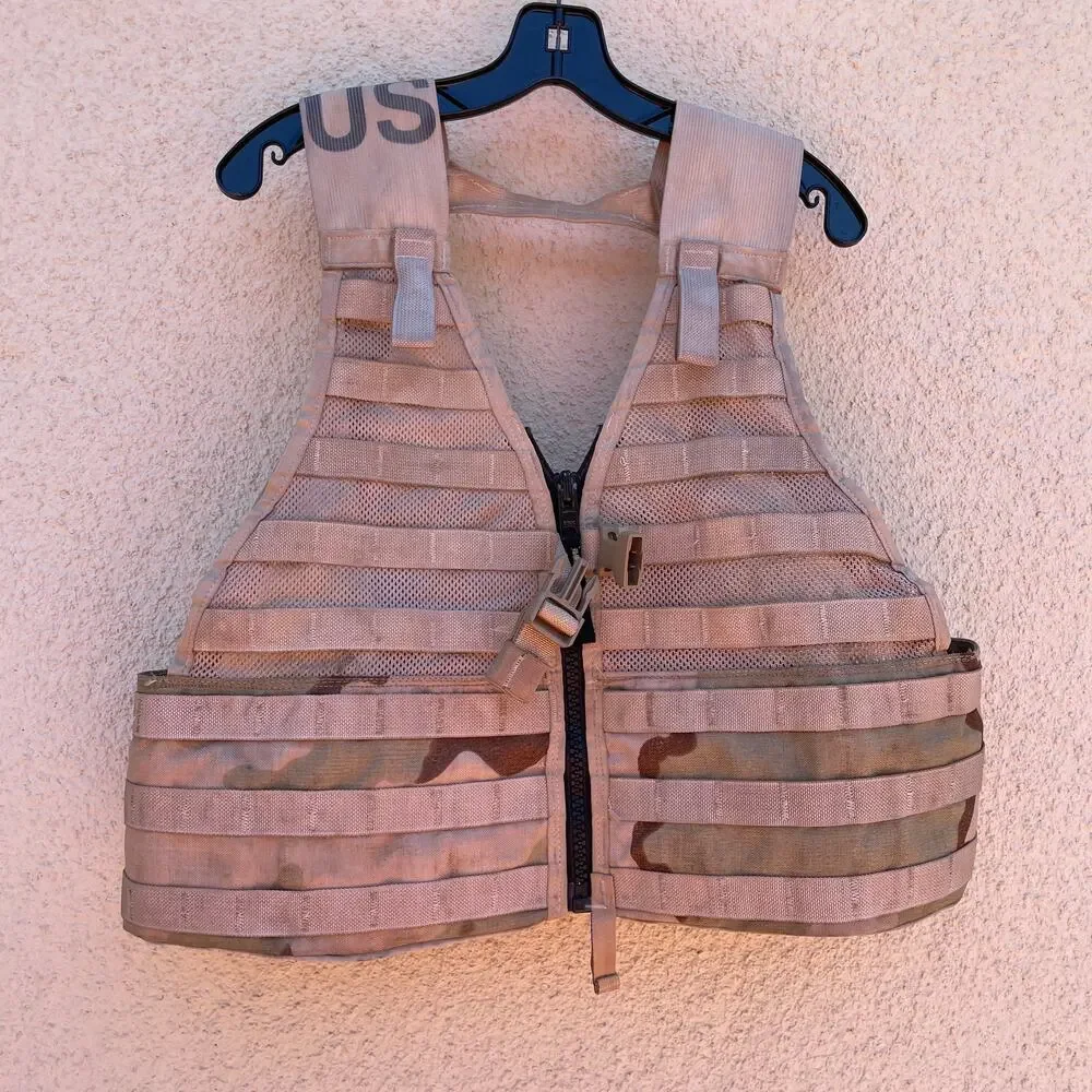 US Military Tactical FLC Vest Desert Camo MOLLEE II